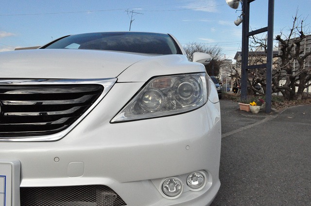 レクサス　LS460　パール