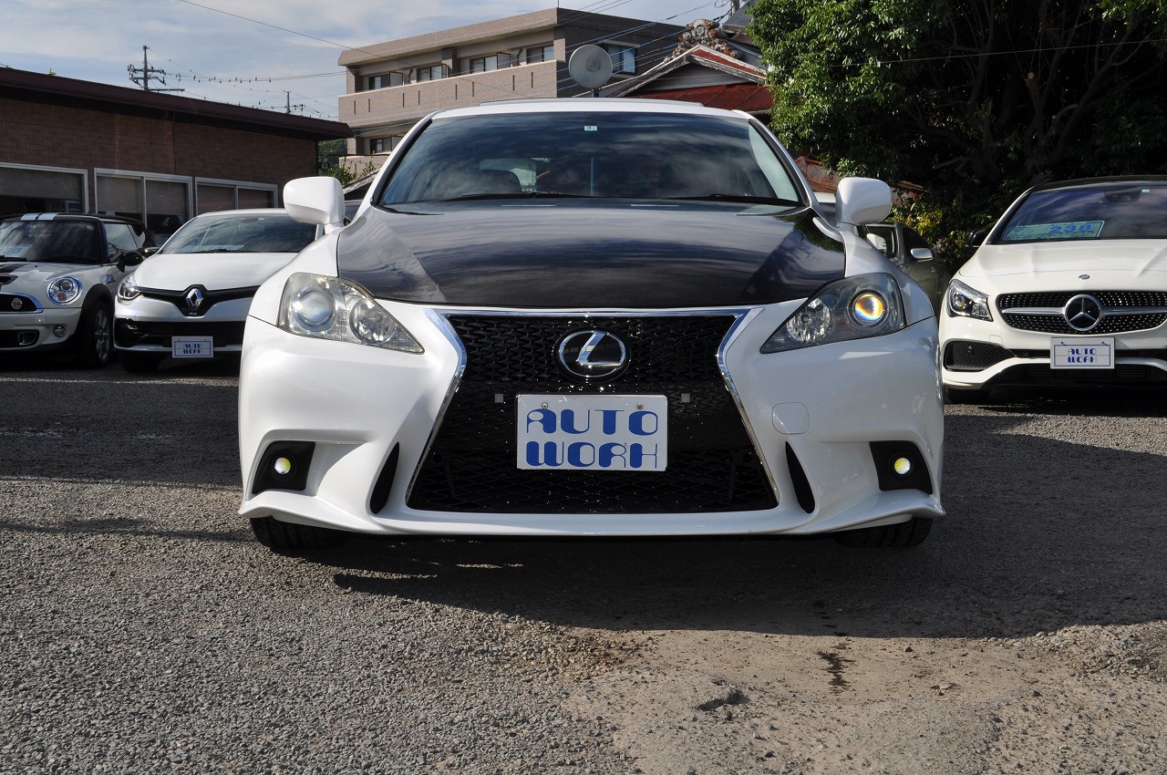 レクサス IS 250バージョンSスピンドルグリル パールの中古車販売 